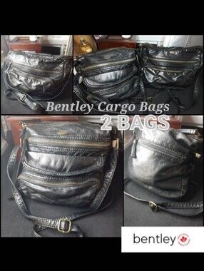 Two (2) Bentley Cargo Bags Black